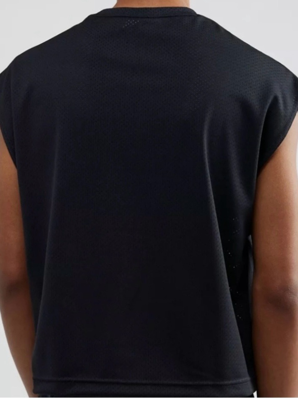 Nike Black Tank Top with White Swoosh Logo - Picture 2 of 9